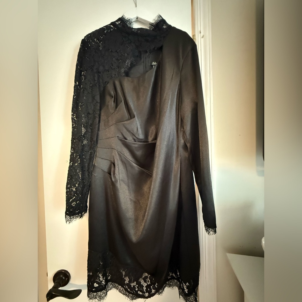Aidan Mattox Elegant Black Gown